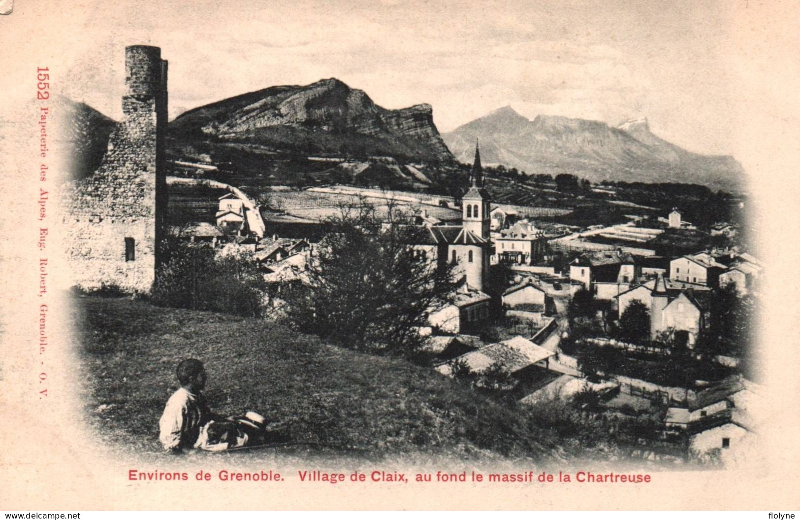 Claix - Vue Sur Le Village - Au Fond , Le Massif De La Chartreuse - Claix
