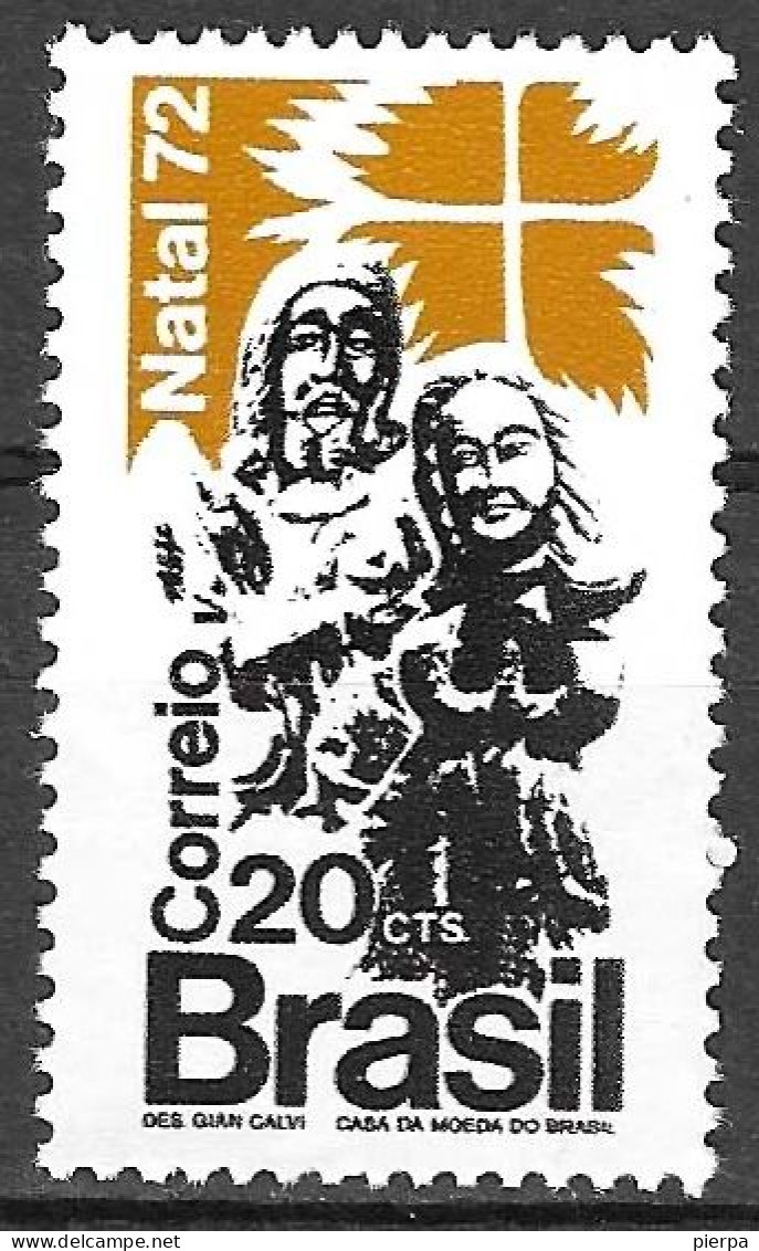 BRASILE  - 1972- NATALE -  MNH** (YVERT 1013 - MICHEL 1351) - Unused Stamps