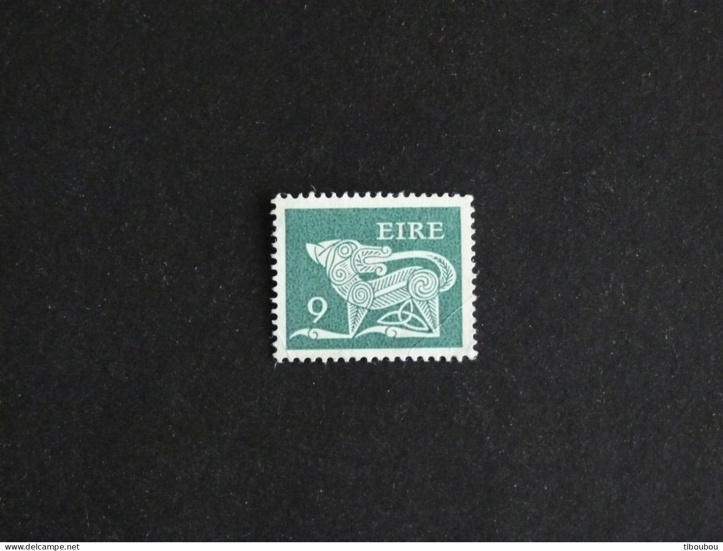 IRLANDE IRELAND EIRE YT 349 OBLITERE - CHIEN STYLISE BROCHE ANCIENNE - Used Stamps