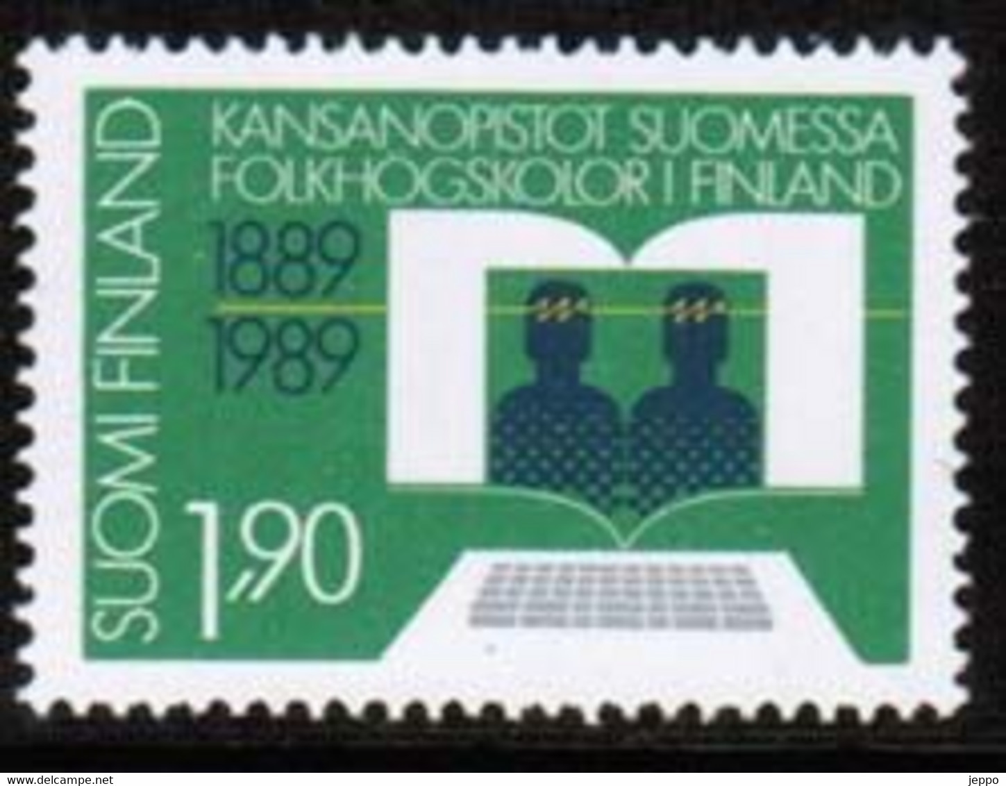 1989 Finland,  Folk High Schools 100 Years ** - Ongebruikt