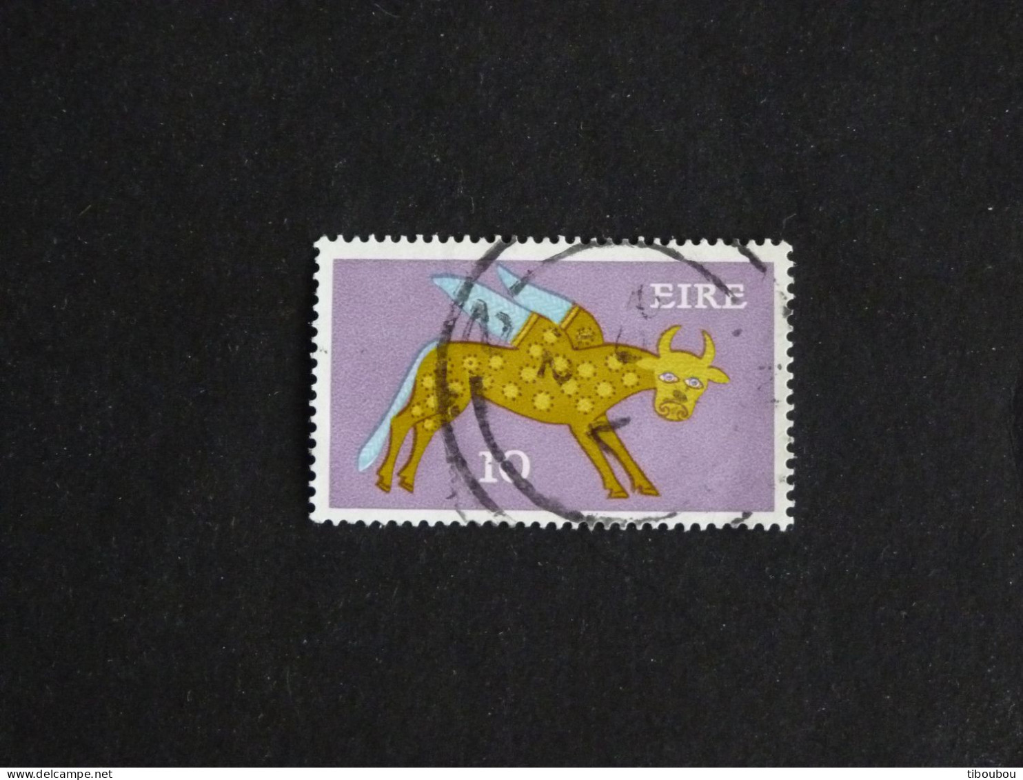 IRLANDE IRELAND EIRE YT 350A OBLITERE - BOEUF AILE SYMBOLE DE SAINT LUC - Used Stamps