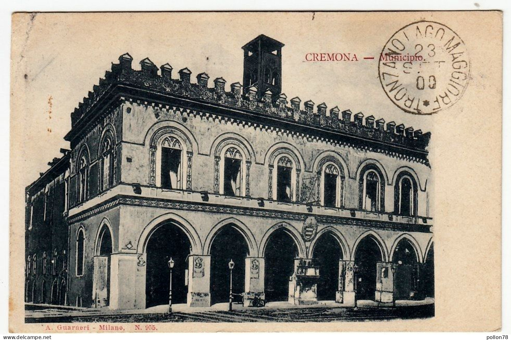 CREMONA - MUNICIPIO - 1900 - Vedi Retro - Formato Piccolo - Cremona