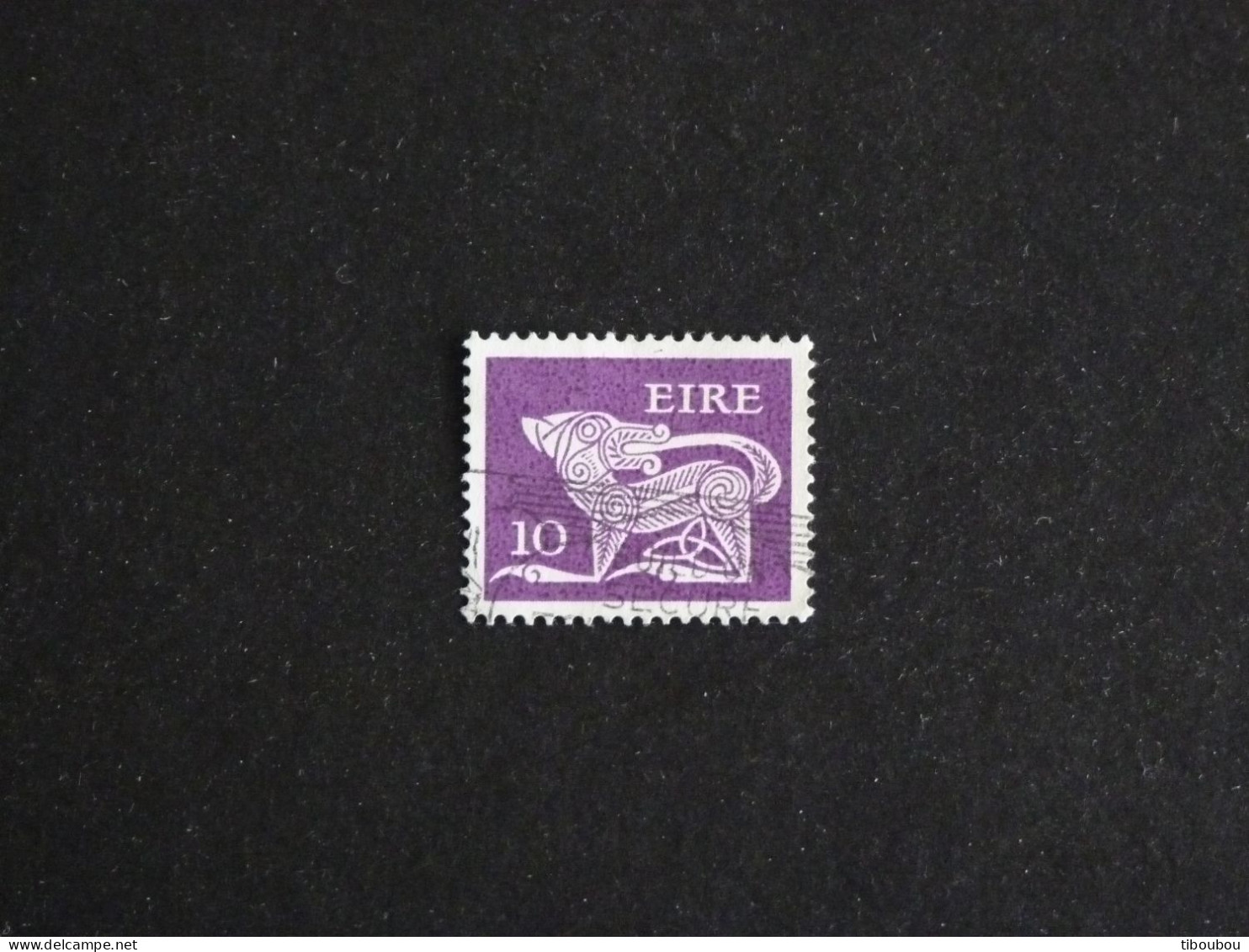 IRLANDE IRELAND EIRE YT 360 OBLITERE - CHIEN STYLISE BROCHE ANCIENNE - Used Stamps