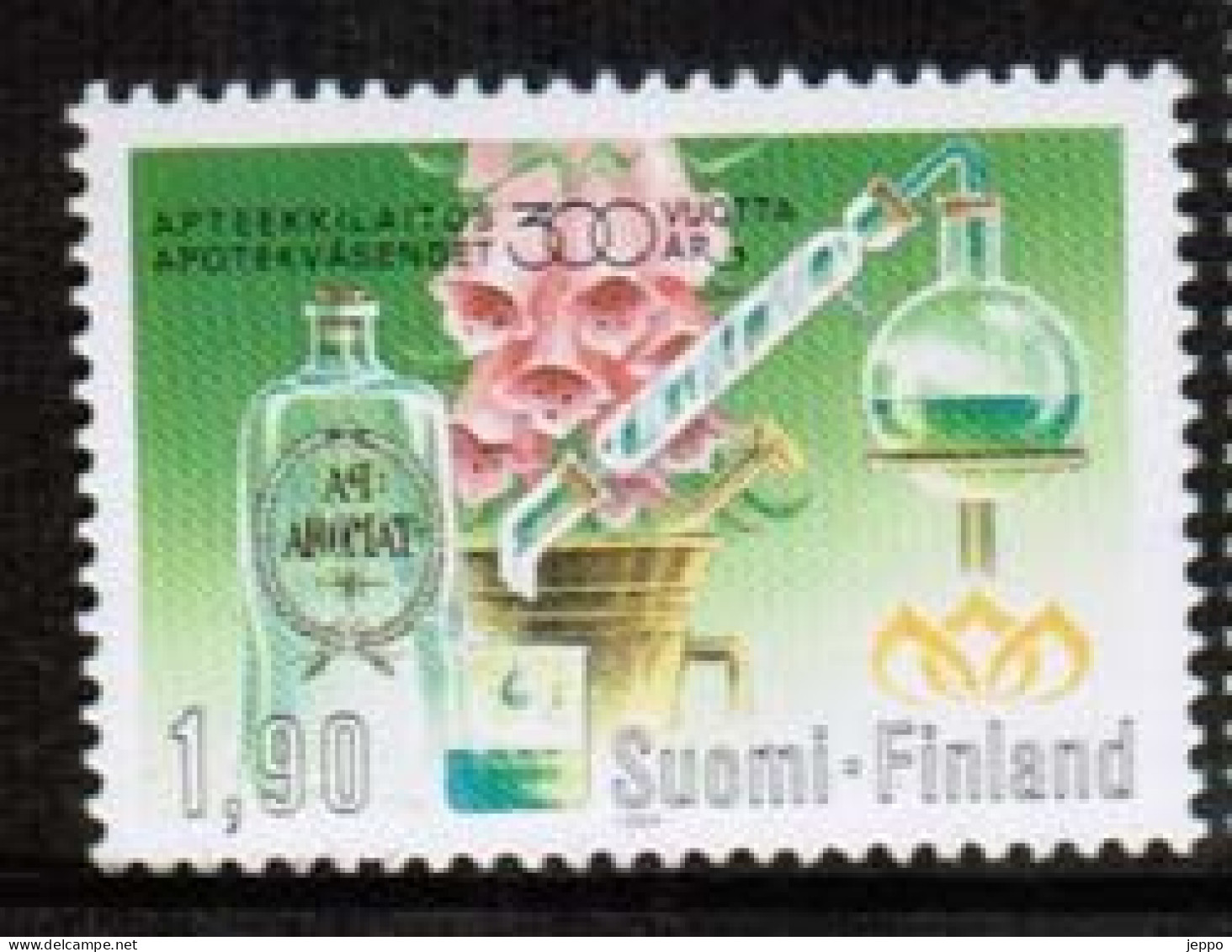 1989 Finland,  Pharmacies 300 Years ** - Ongebruikt