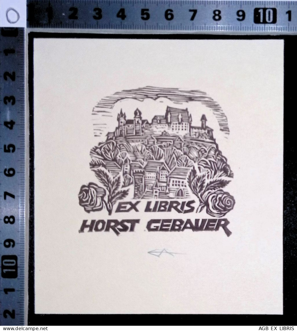 EX LIBRIS ERICH AULITZKY Per HORST GEBAUER L27bis-F02 EXLIBRIS Opus 133 - Ex-libris