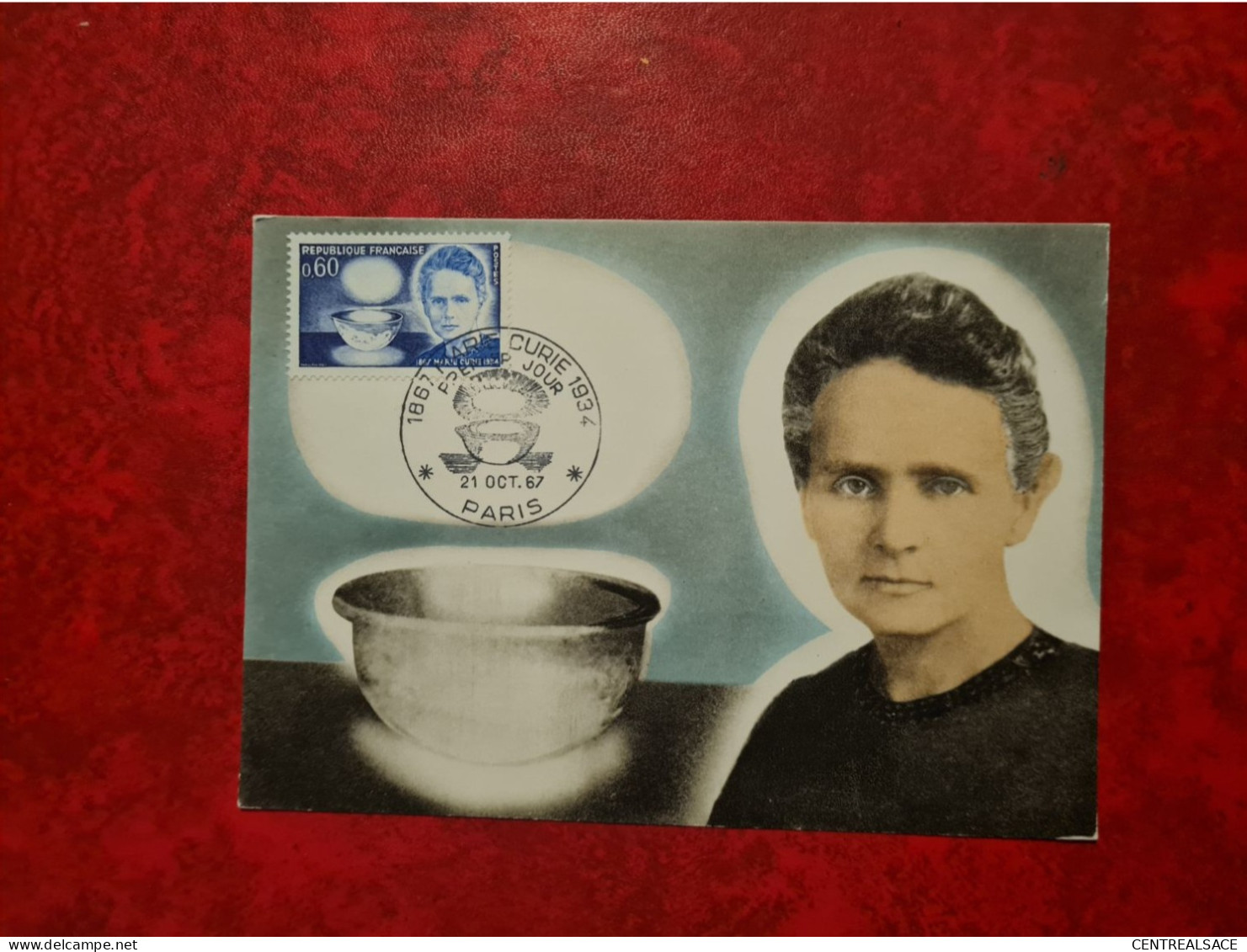 FDC 1967 MAXI  PARIS MARIE CURIE - 1960-1969