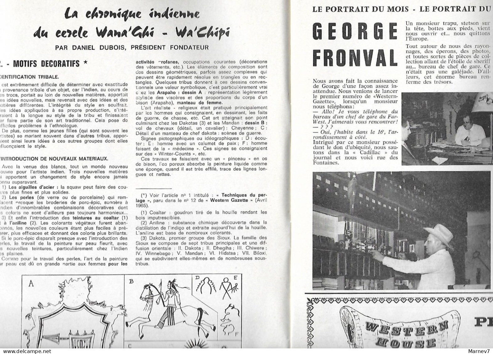Revue WESTERN GAZETTE N° 13 - Mai 1965 - George Fronval - - Joë Hamman - Jesse James - Armes De L'Ouest - Autres & Non Classés