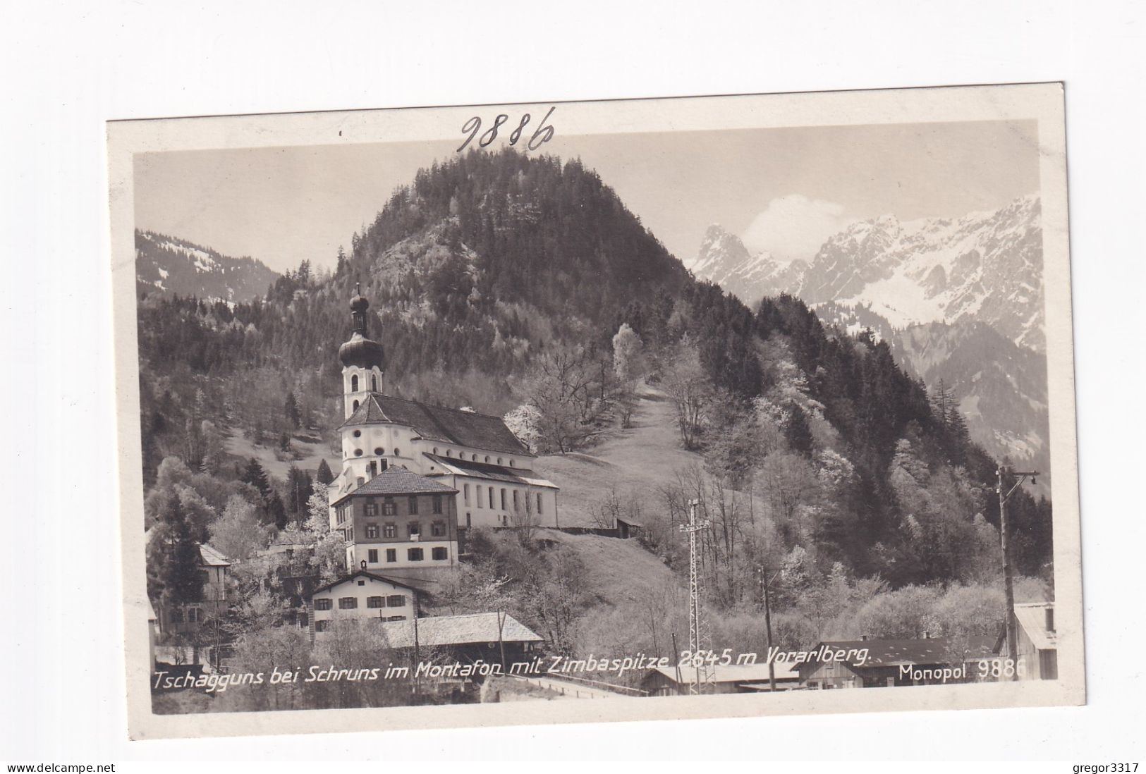 E6149) TSCHAGGUNS Bei SCHRUNS Im Montafon - Mit Zimbaspitze - TOP FOTO AK - Vorarlberg Alt ! - Autres & Non Classés