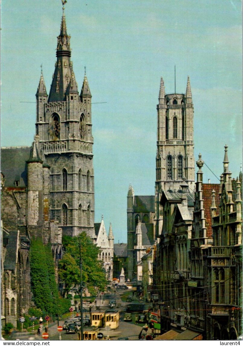 28-3-2024 (4 Y 17) Belgium - Gent Cathédrale (& Tramway) - Kerken En Kathedralen