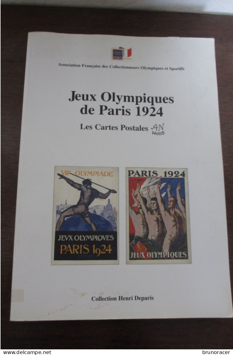 LES CARTES POSTALES DES JEUX OLYMPIQUES DE PARIS 1924 COLLECTION HENRI DEPARIS BON ETAT VOIR SCANS - Books & Catalogs