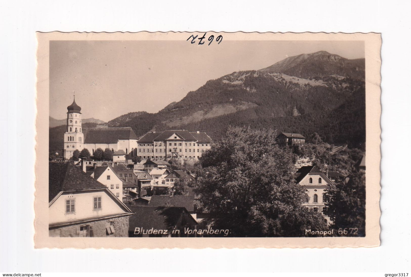 E6151) BLUDENZ In Vorarlberg - Häuser Kirche ALT! - Bludenz