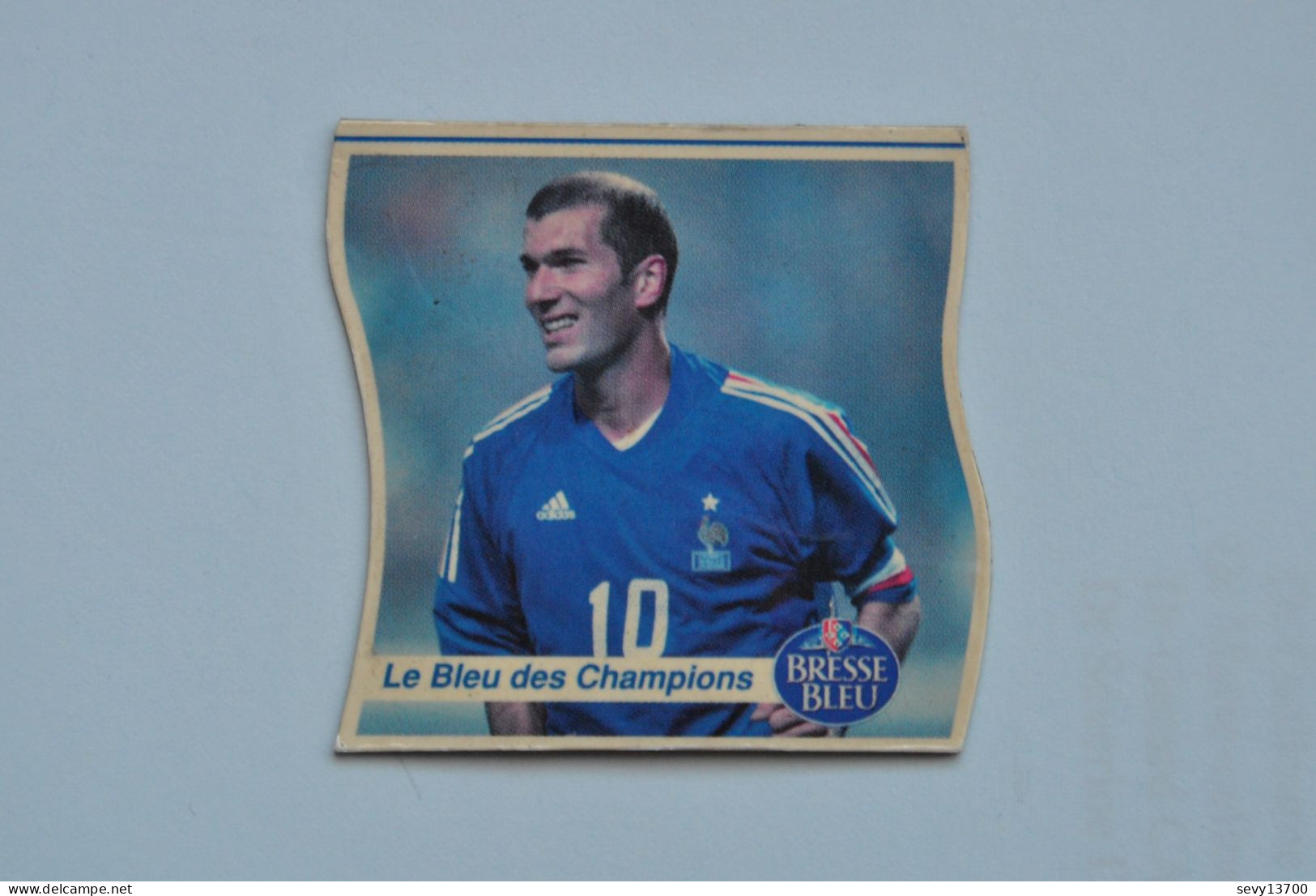 Lot 5 Magnets 4cm X 4 Cm Foot Ball - Le Bleu Des Champions - Zidane - Bixente Lizarazu - Fabien Barthez Et Mexes - Sports