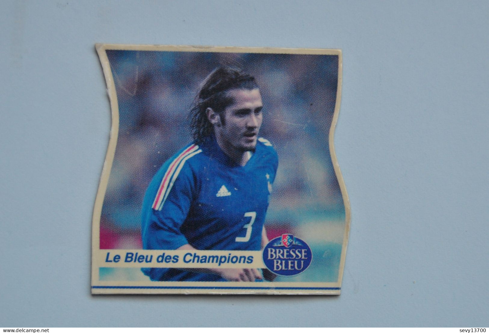 Lot 5 Magnets 4cm X 4 Cm Foot Ball - Le Bleu Des Champions - Zidane - Bixente Lizarazu - Fabien Barthez Et Mexes - Sport