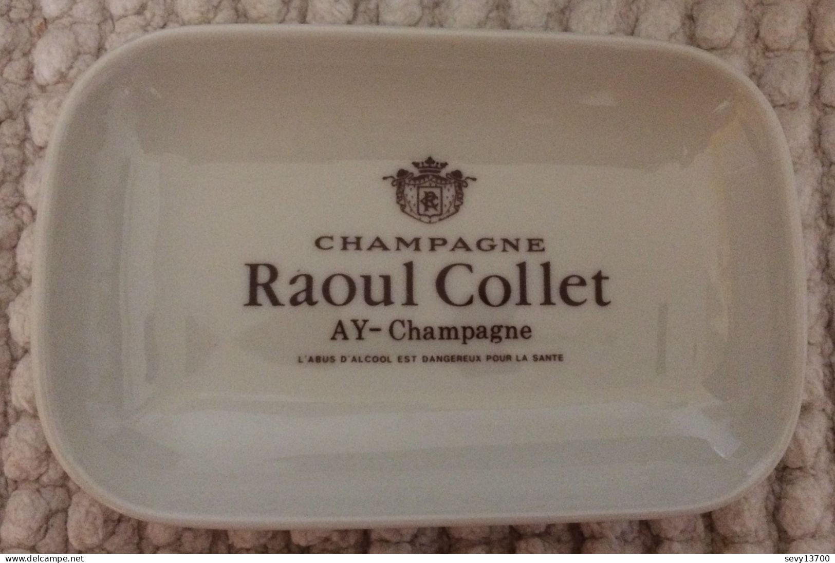 Cendrier, Vide-poches, Porte-savon Publicitaire - Champagne Raoul COLLET - Portacenere