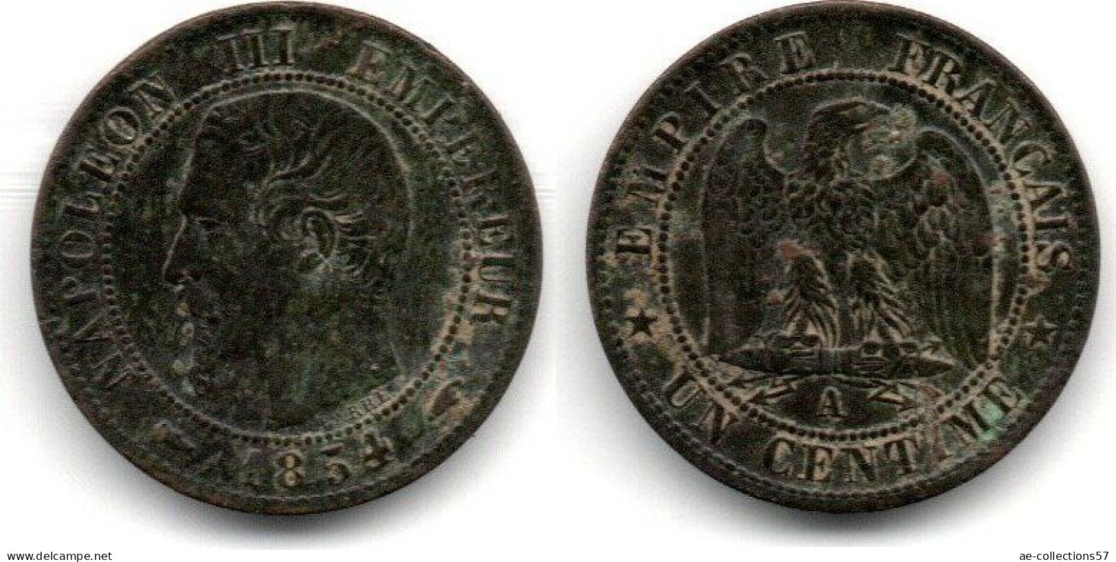 MA 31818 / France - Frankreich 1 Centime 1854 A TB - 1 Centime