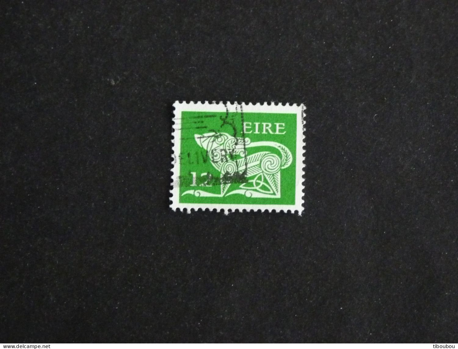 IRLANDE IRELAND EIRE YT 420 OBLITERE - CHIEN STYLISE BROCHE ANCIENNE - Used Stamps