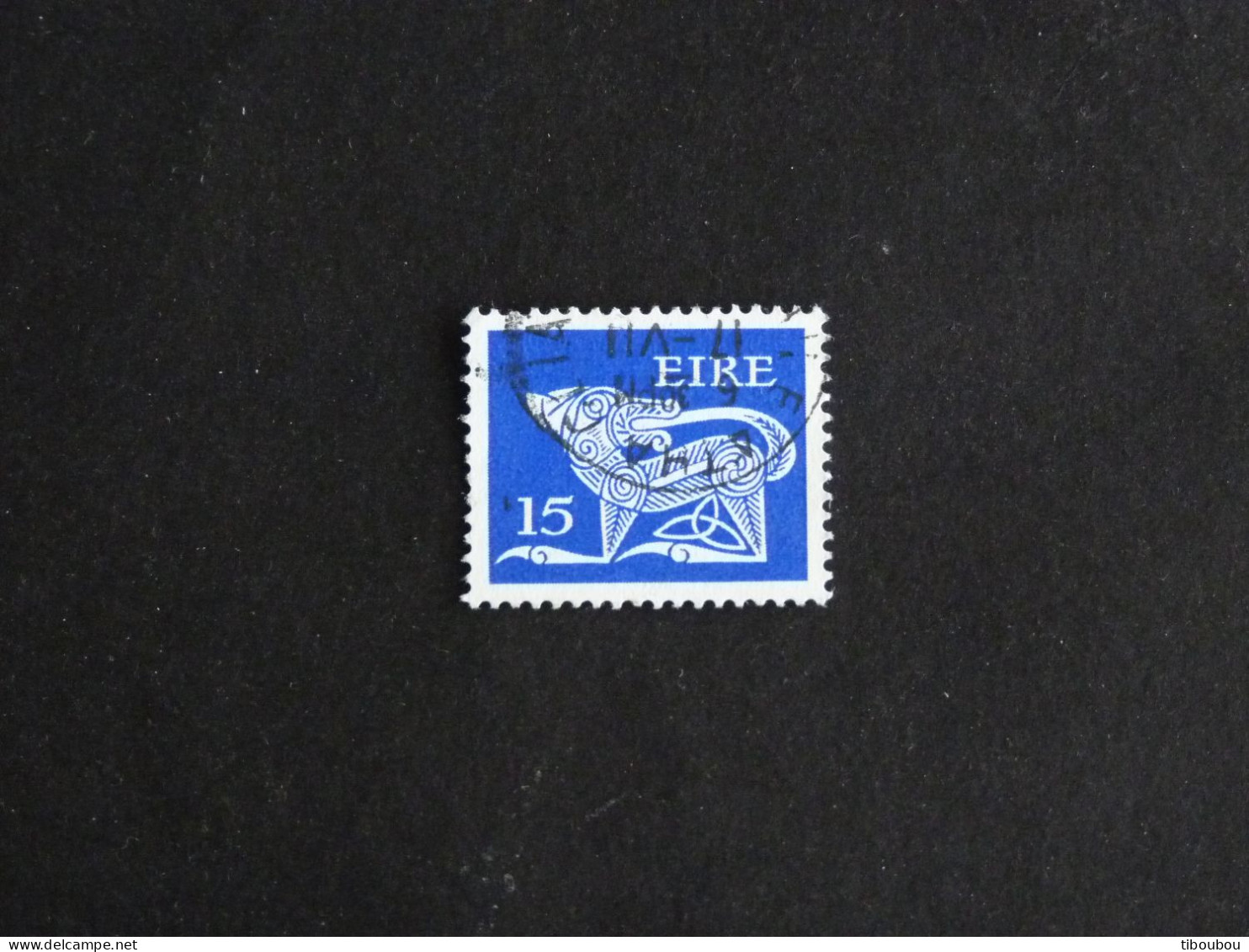 IRLANDE IRELAND EIRE YT 422 OBLITERE - CHIEN STYLISE BROCHE ANCIENNE - Used Stamps