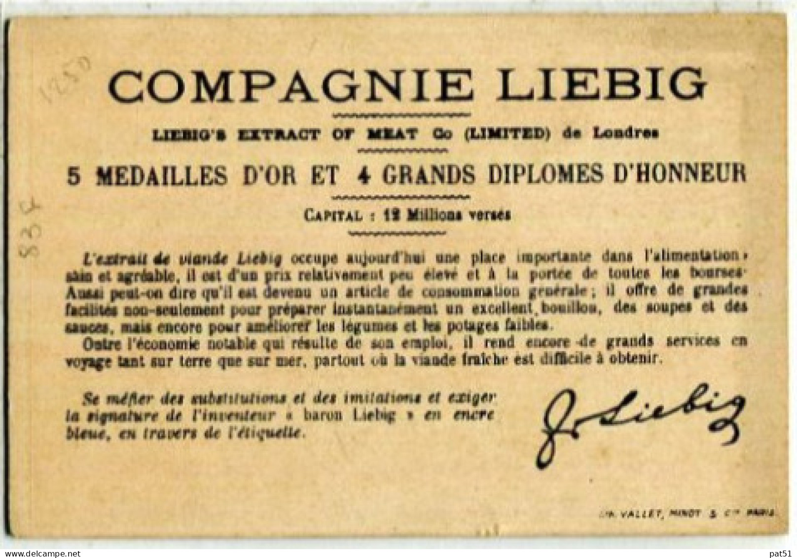 Chromo LIEBIG : S 83 / F - Figure De Genere / Figures De Genre N° 20 - 1878/1883 - Liebig