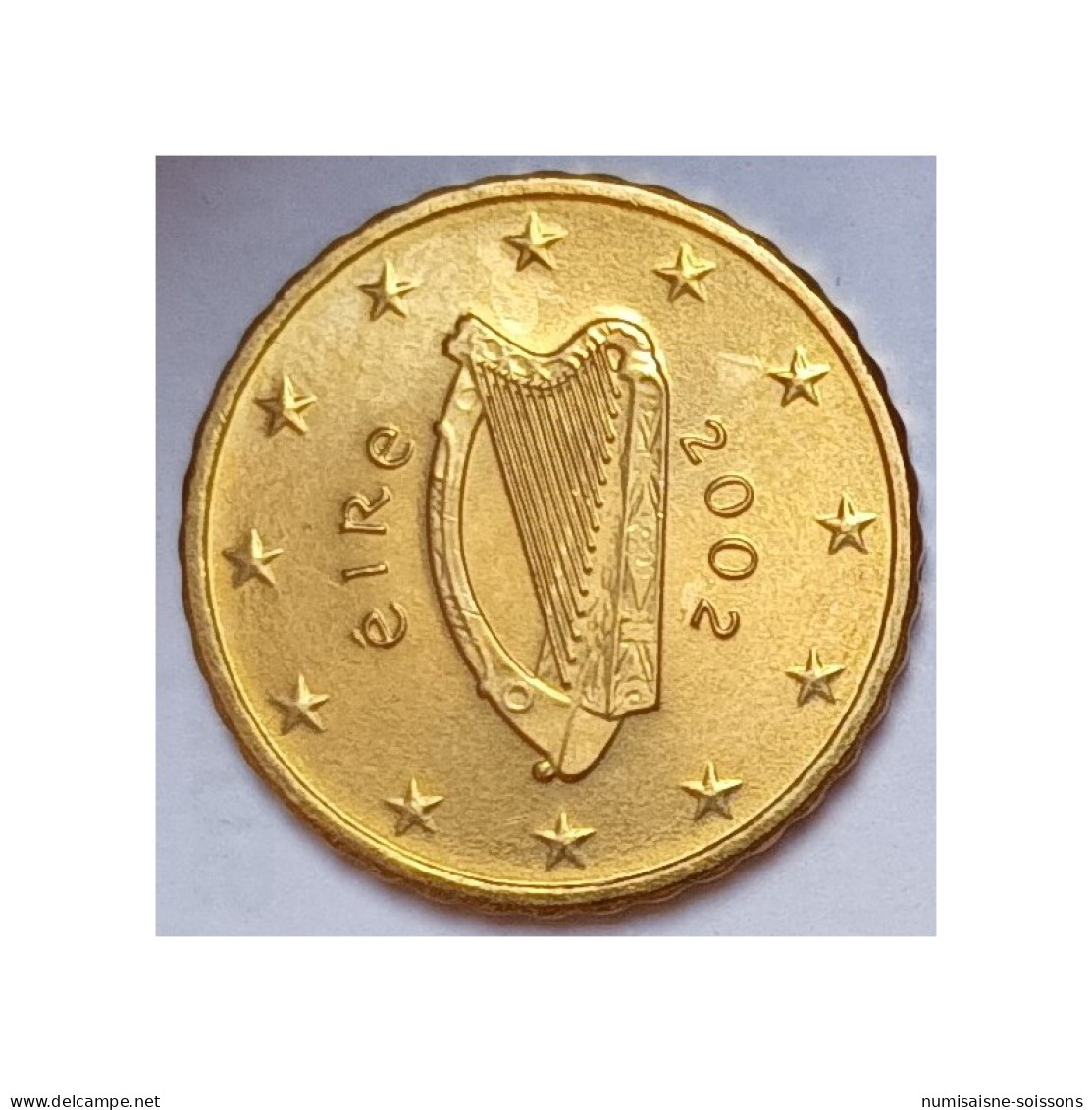 IRLANDE - 10 CENT 2002 - HARPE - SPL - Irland