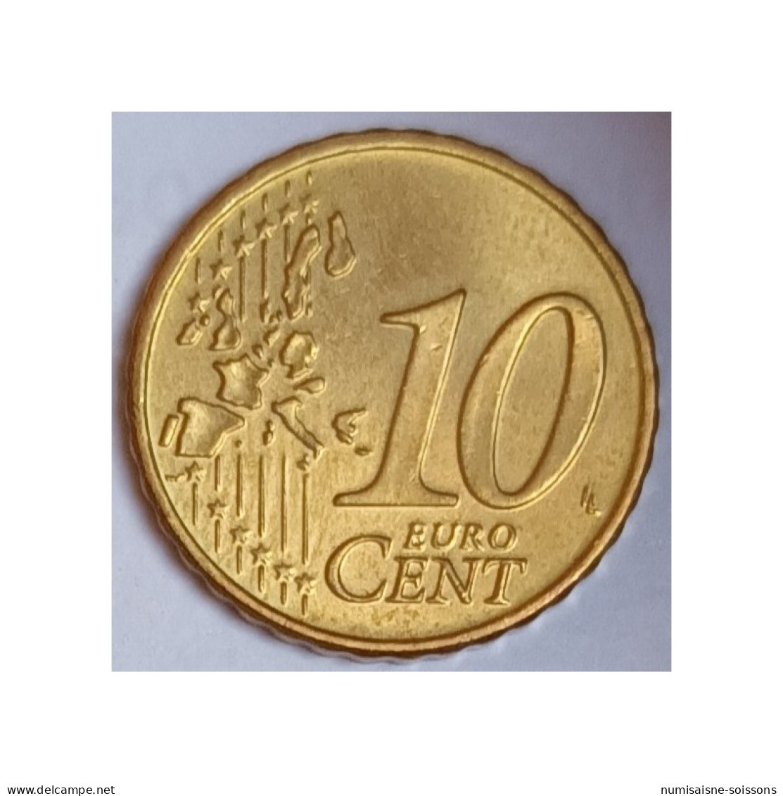 IRLANDE - 10 CENT 2002 - HARPE - SPL - Irland