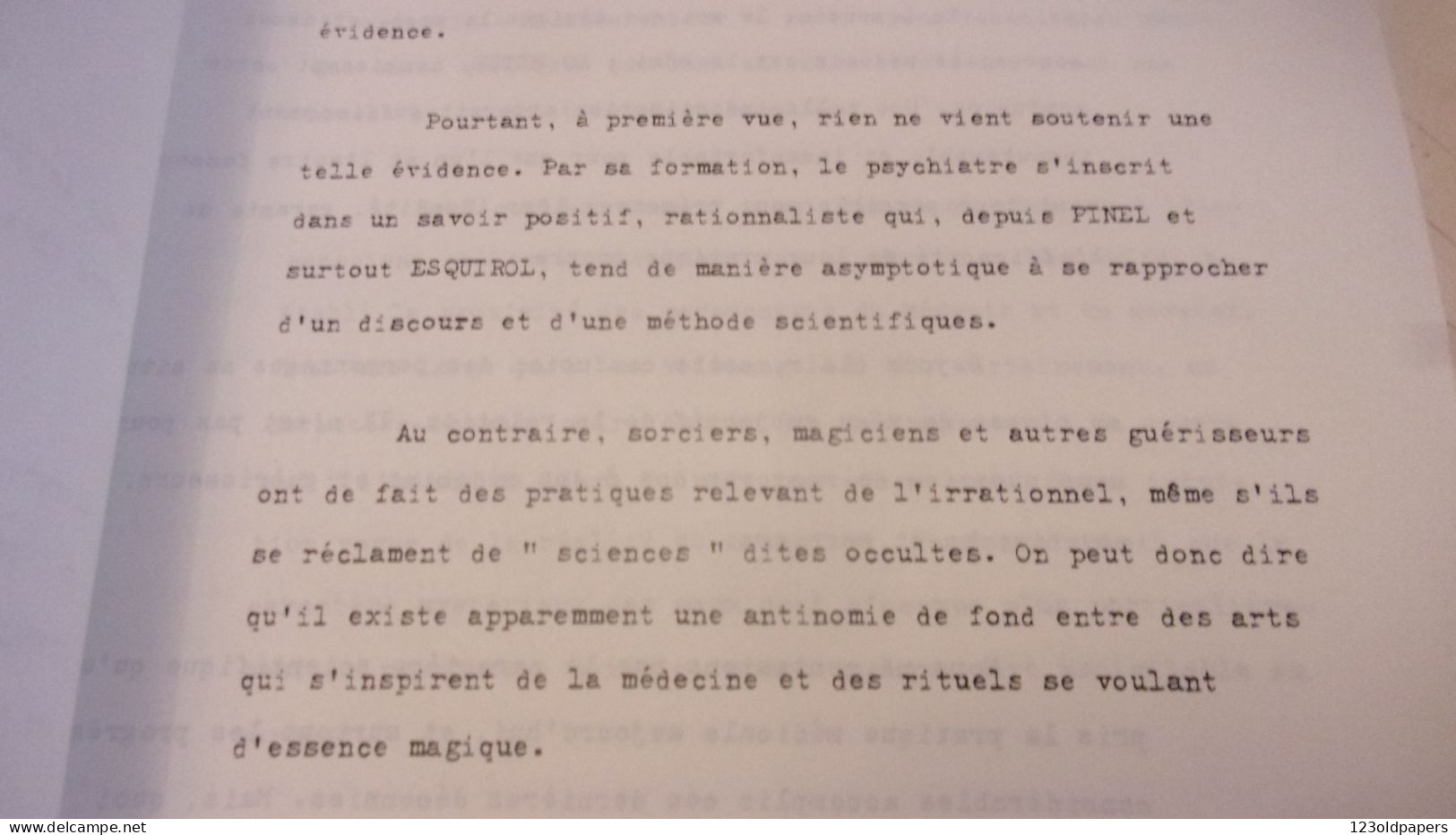 THESE DOCTORAT MEDECINE PSYCHODYNAMIQUE CROYANCES ET SORCELLERIE ASPECTSS ACTUELS DANSLE LIMOUSIN 1983 BARBAS - Limousin