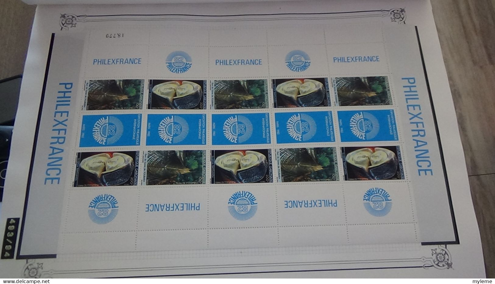 BC102 Collection de timbres et blocs ** du Gabon sur feuille d'album.  A saisir !!!