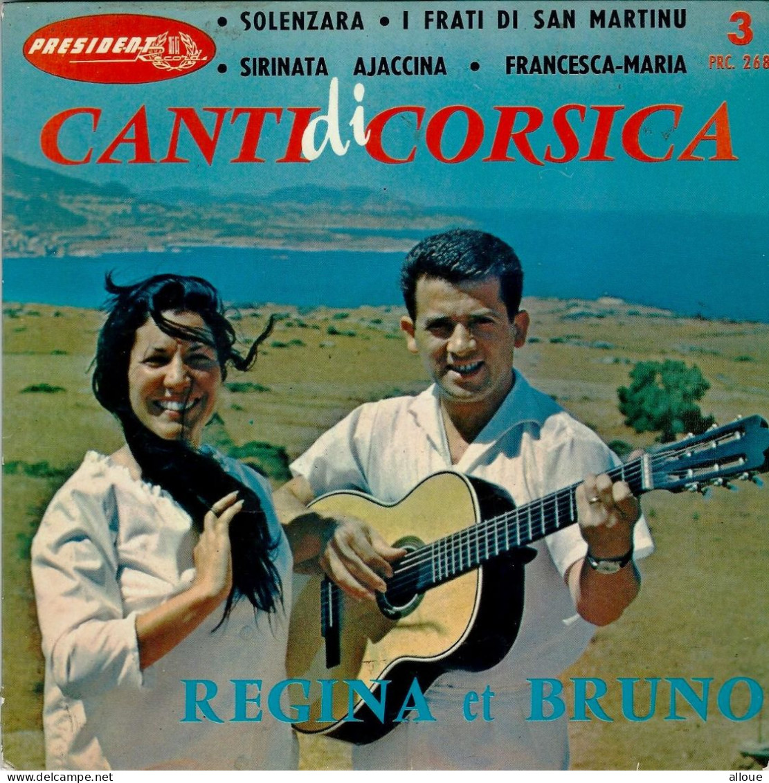 REGINA ET BRUNO - CANTI DI CORSICA - FR EP - SOLENZARA + 3 - Musiche Del Mondo