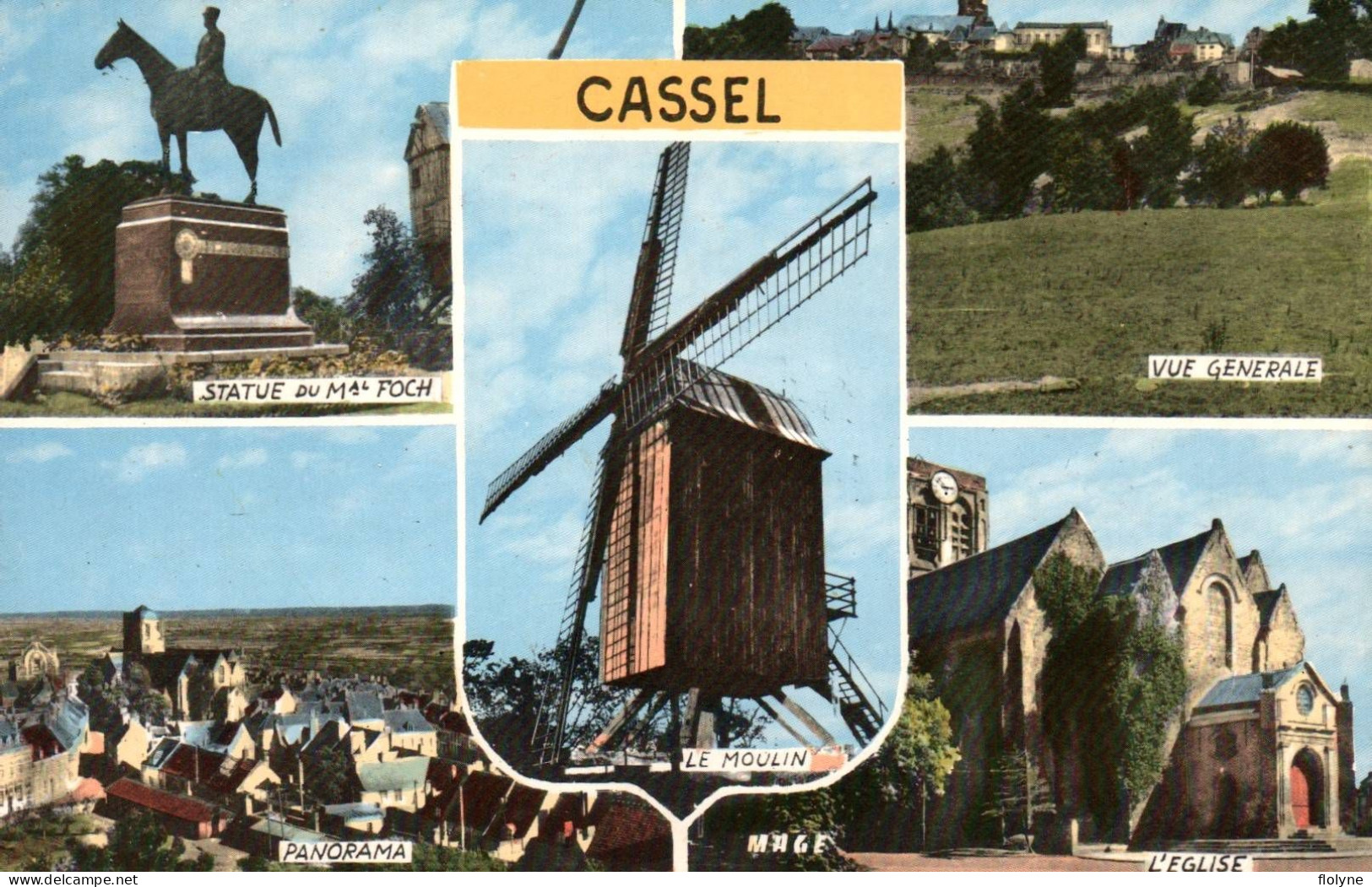 Cassel - Souvenir De La Ville - Moulin à Vent Molen - Cassel