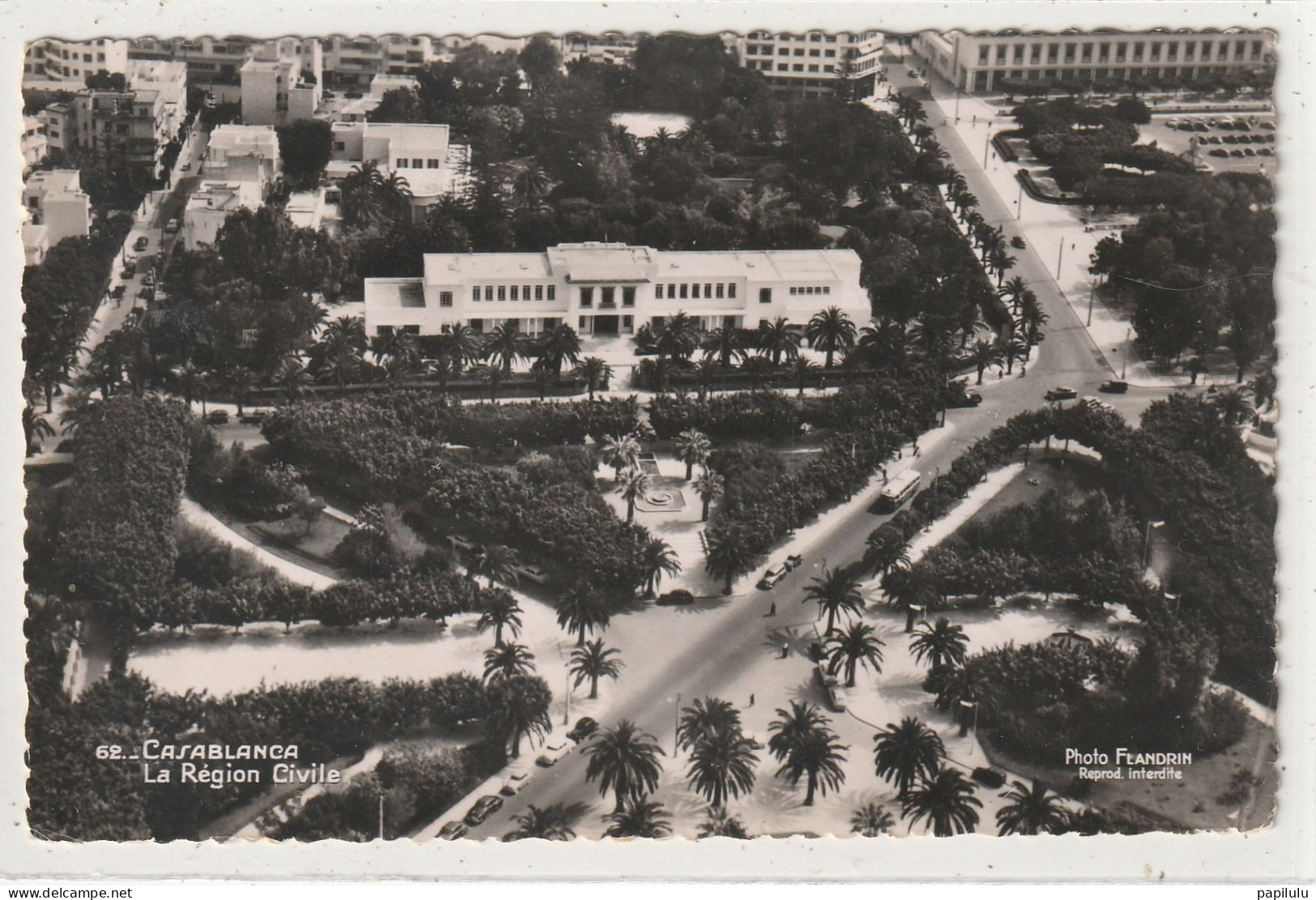 MAROC 625 : Casablanca La Région Civile ; édit. Photo Flandrin N° 62 - Casablanca