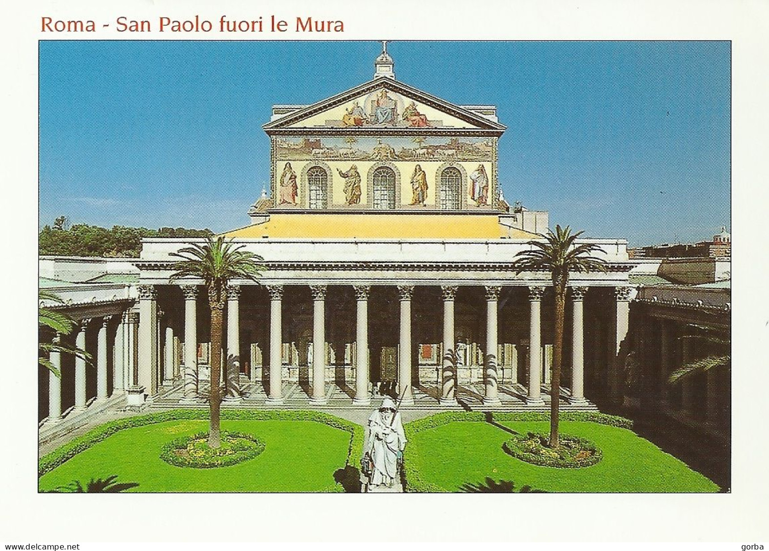 *CPM - ITALIE - LATIUM - ROME - Basilica Di San Paolo Fuon Le Mura - Chiese