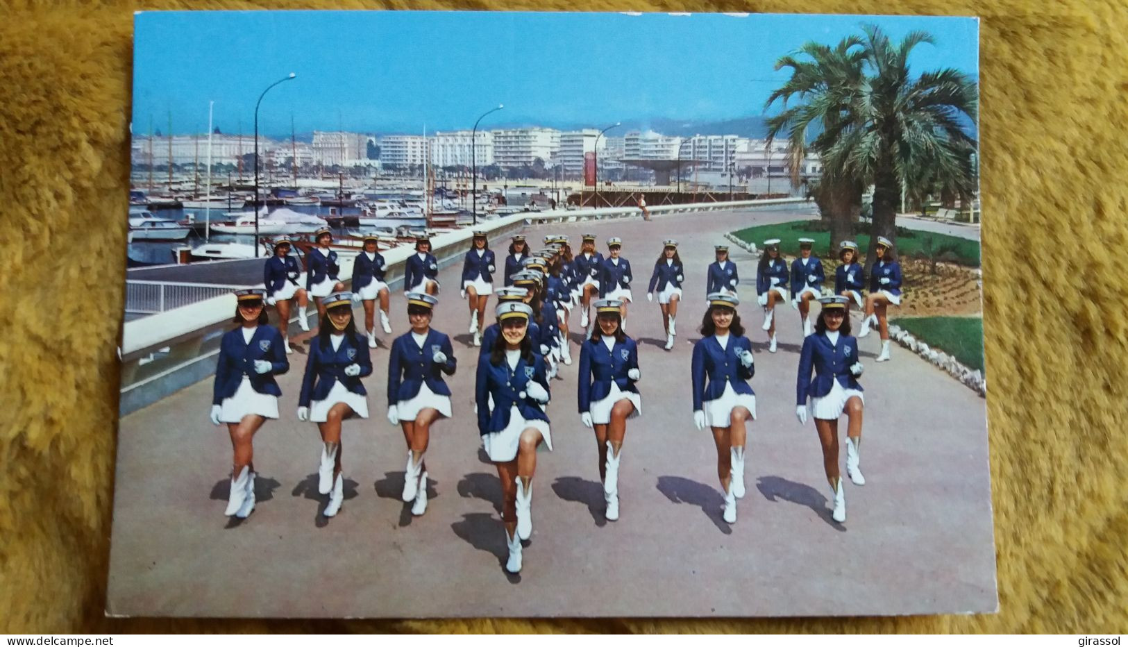 CPSM COTE D AZUR CANNES EXHIBITION DE MAJORETTES ED MAR 1967 - Musique Et Musiciens