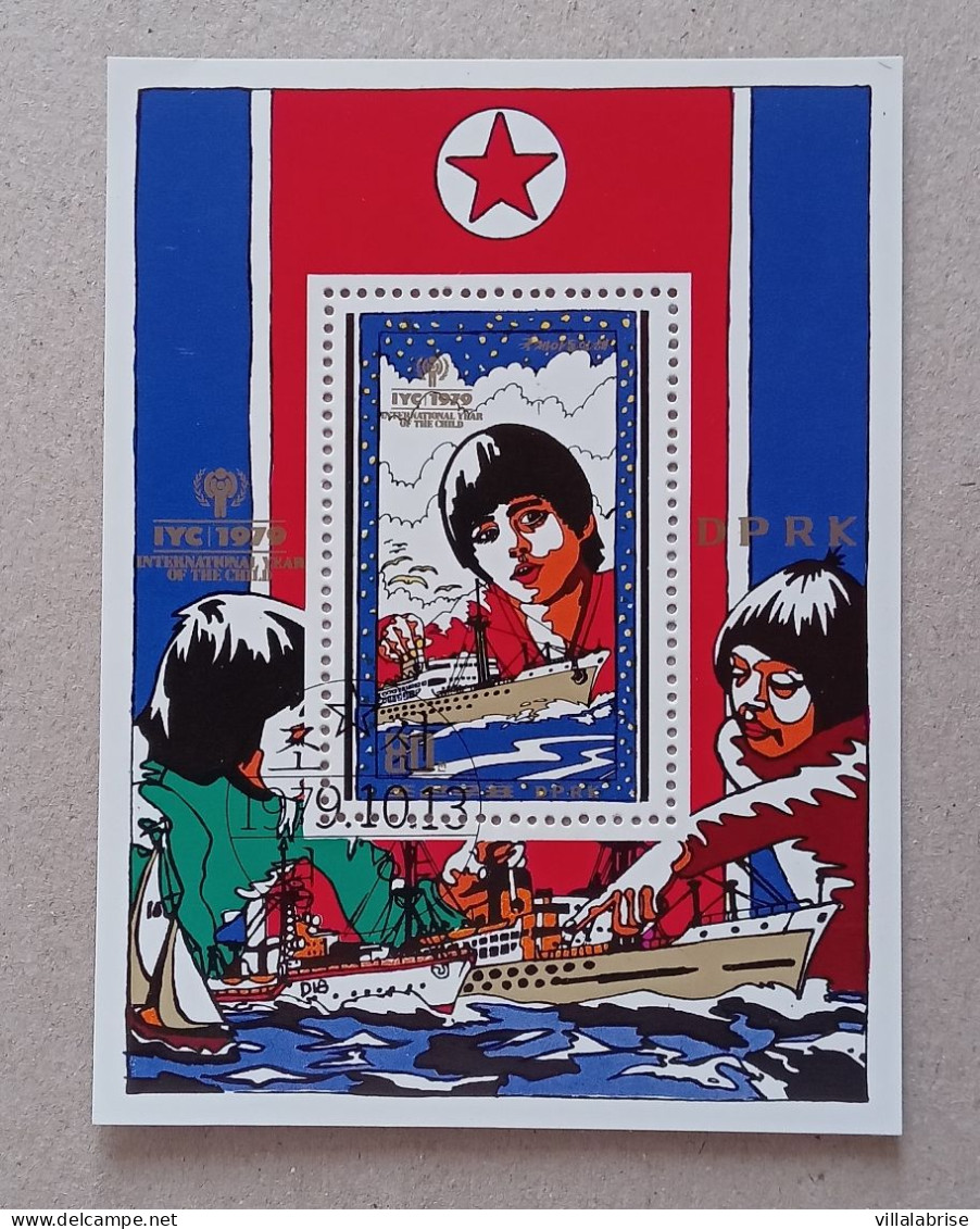 Corée Du Nord 1979 – Blocs Et Feuillets – Année Internationale De L’Enfant – Oblitération Philatélique « 13/10/1979 » - Korea, North