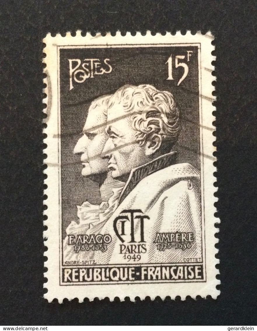 Num. 845 (15Fr) - Farago . Ampère - Used Stamps