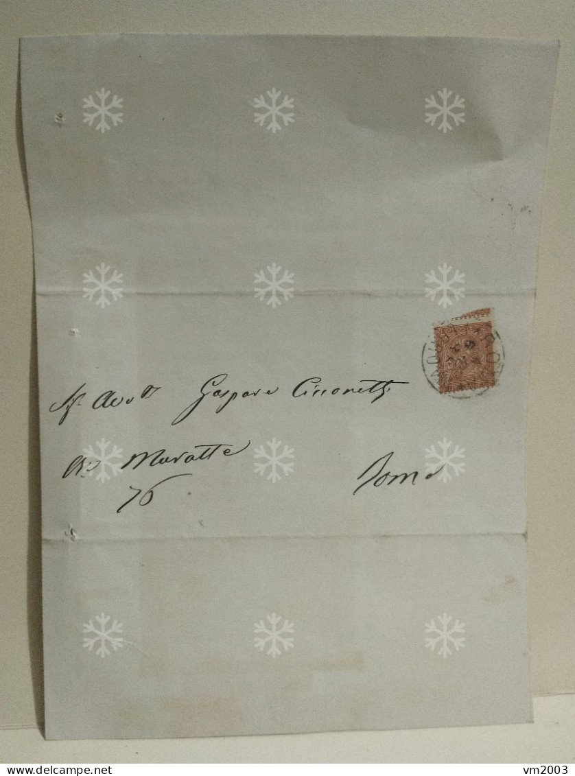 Italia Old Letter Roma Unico Maggazino Del Vino Di Ortona Al Mare Pacchiarotti - ...-1850 Voorfilatelie