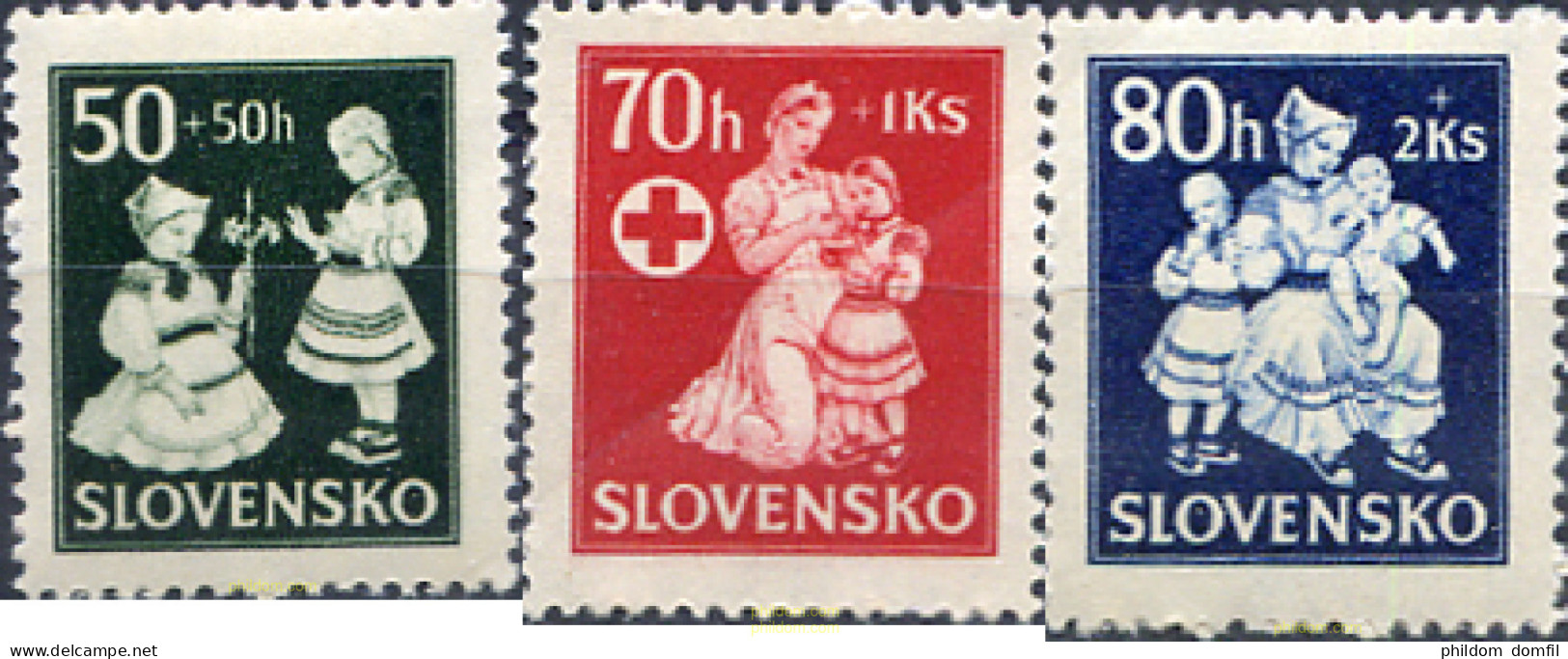 728046 HINGED ESLOVAQUIA 1943 PRO INFANCIA - Unused Stamps