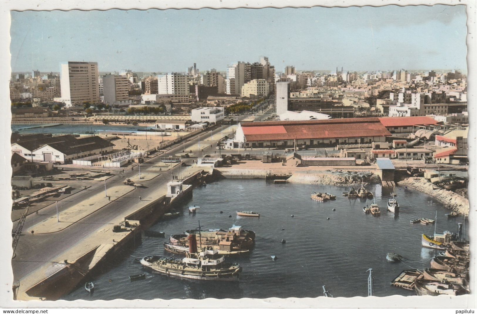 MAROC 627 : Casablanca Le Port Et Le Boulevard Mohamed El Hansali ; édit. Cap N° 994 - Casablanca