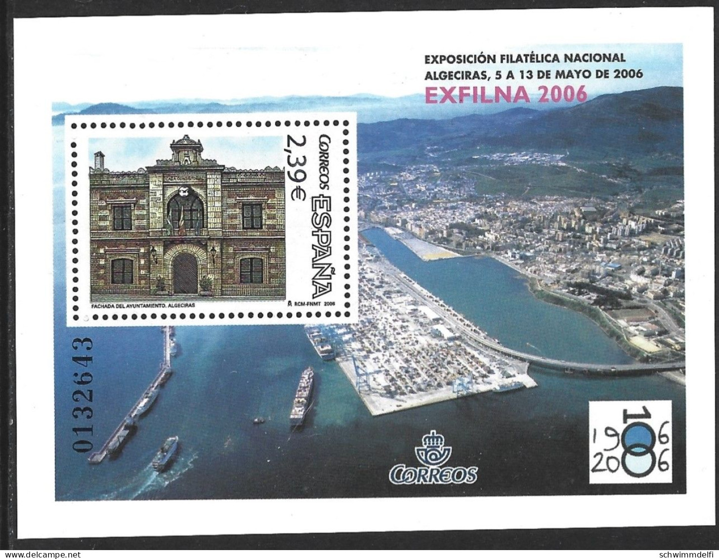 SPANIEN - ESPAÑA - SPAIN - BLOQUE - BLOCK - EXFILNA 2006 - ALGECIRAS, 05. - 13. MAYO - MNH - Ongebruikt