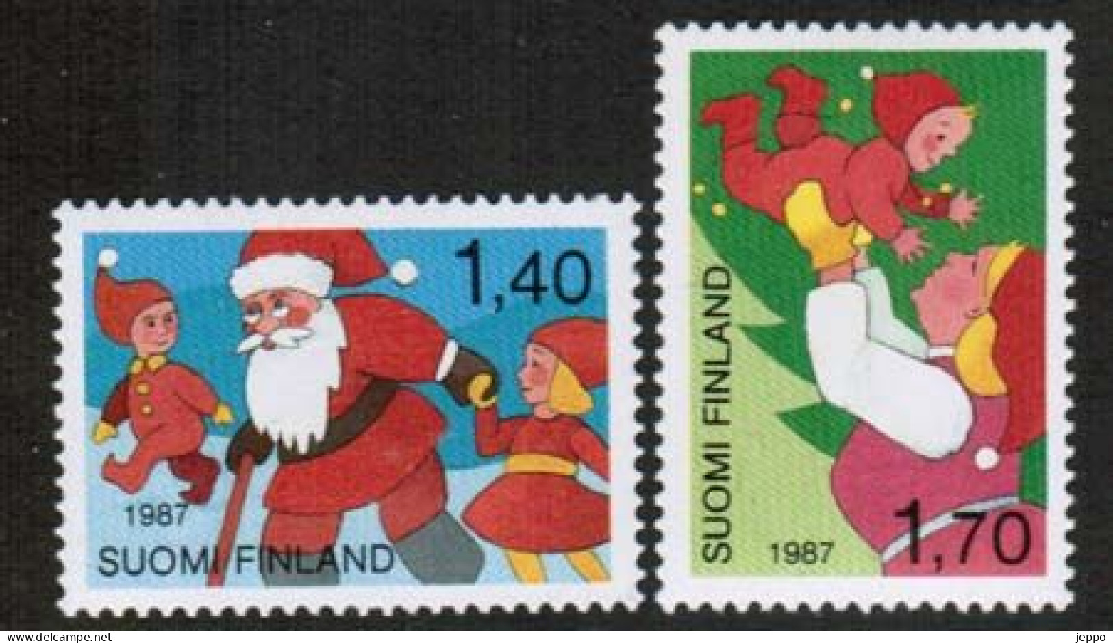 1987 Finland, Christmas ** - Unused Stamps