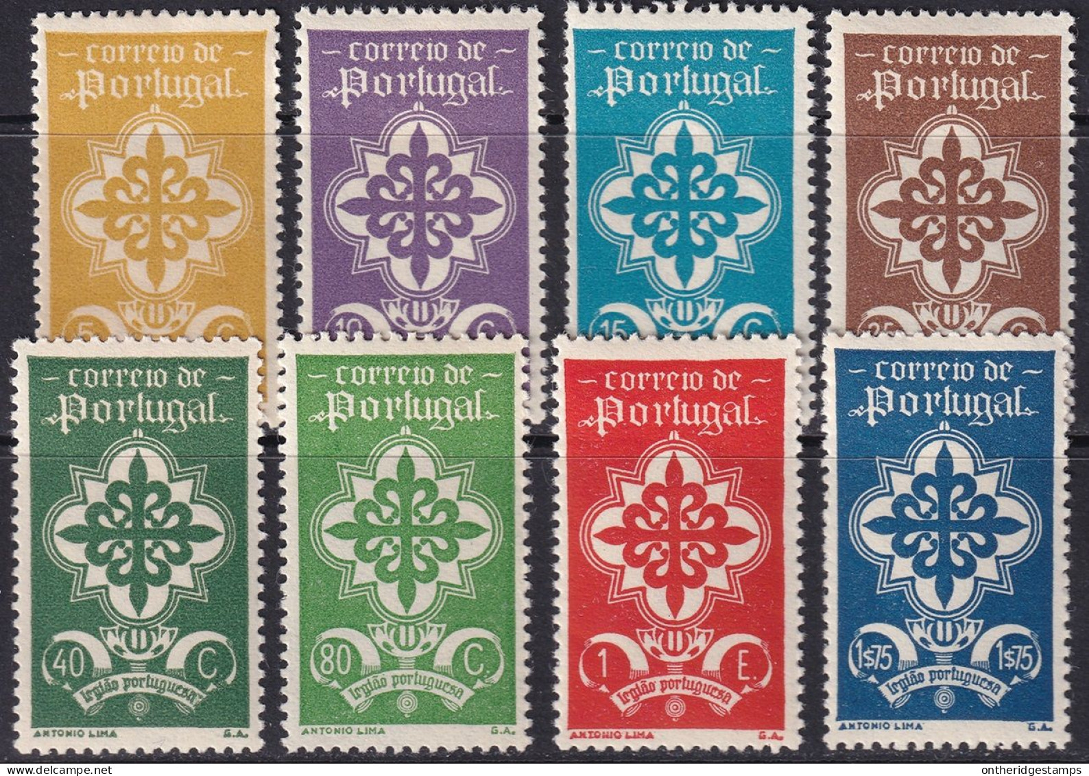 Portugal 1940 Sc 579-86 Mundifil 583-90 Set MH* - Neufs