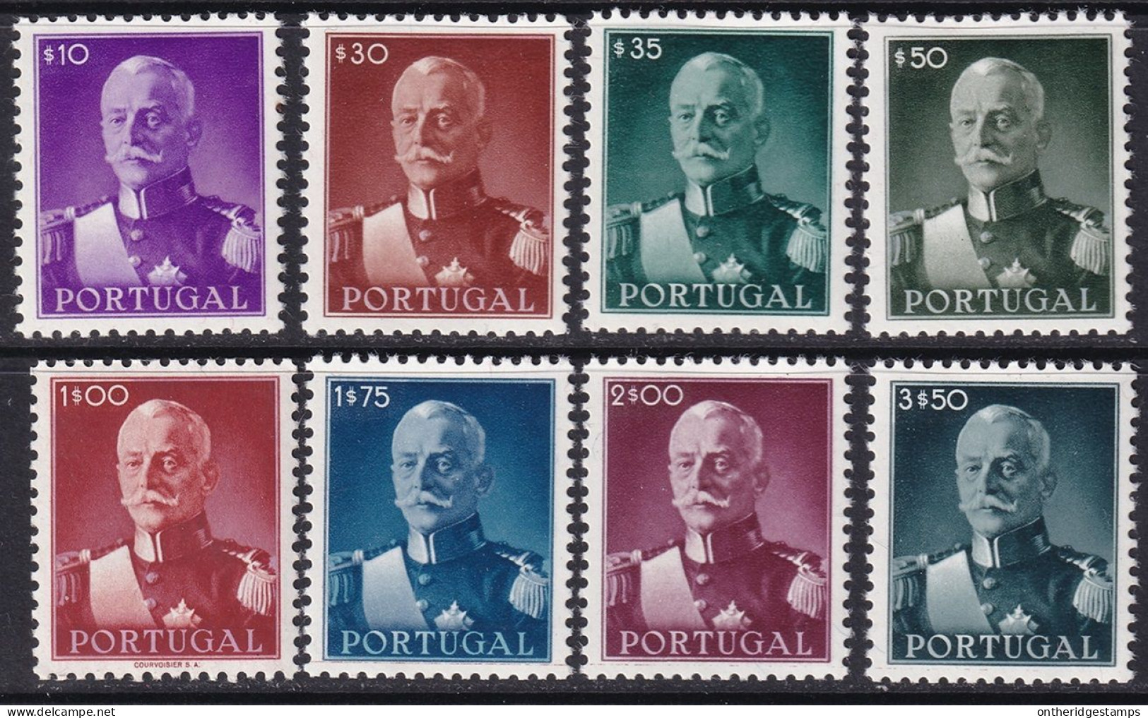 Portugal 1945 Sc 650-7 Mundifil 652-9 Set MNH** - Nuevos