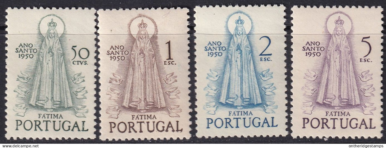 Portugal 1950 Sc 717-20 Mundifil 719-22 Set MLH* - Ongebruikt