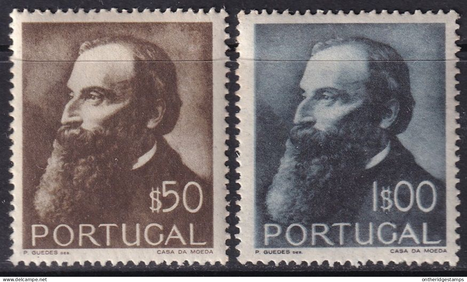 Portugal 1951 Sc 727-8 Mundifil 729-30 Set MNH** Creases - Nuevos