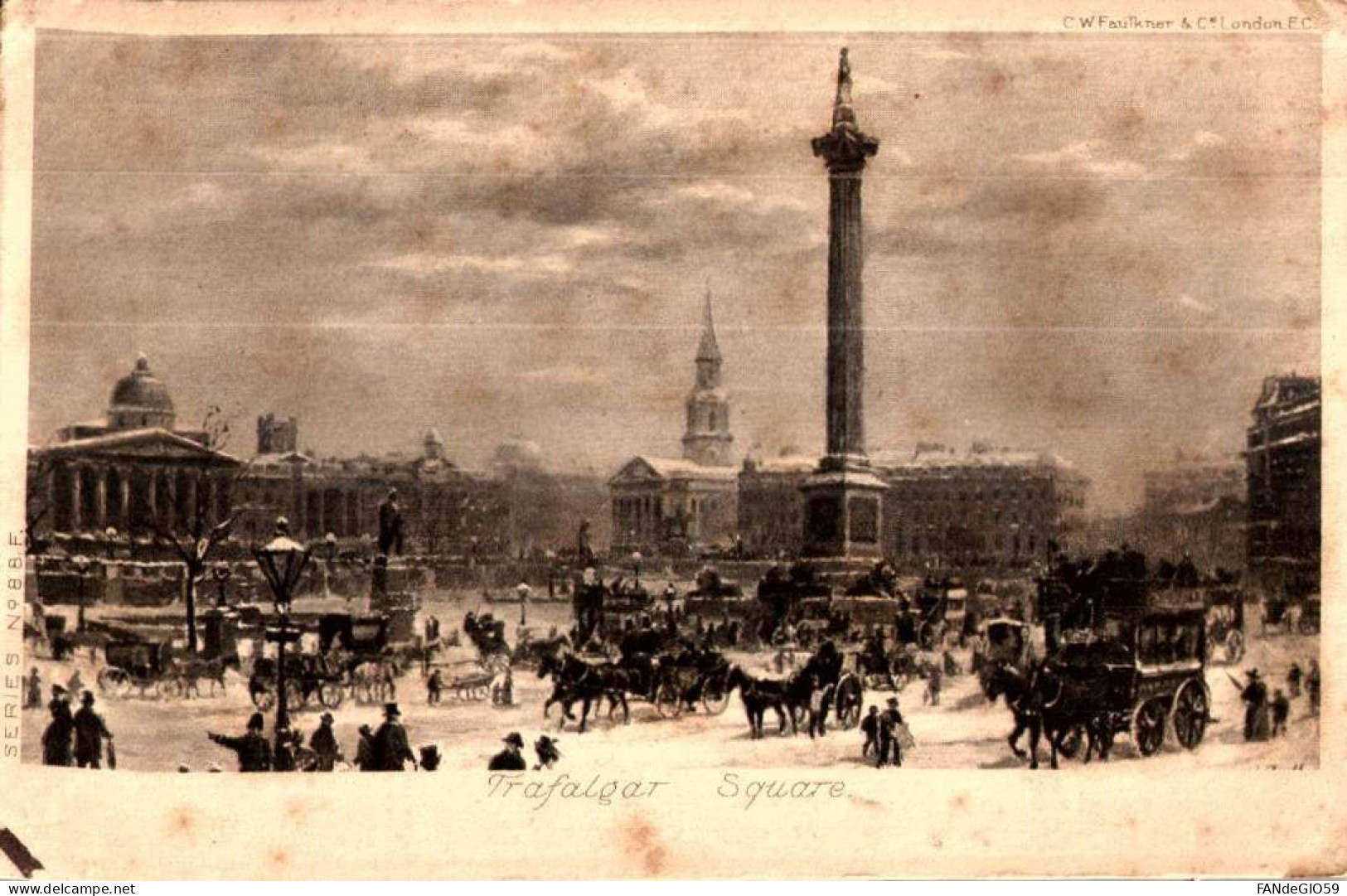 LONDRES * LONDON * ANGLETERRE * TRAFALGAR SQUARE * /// // 56 - Trafalgar Square