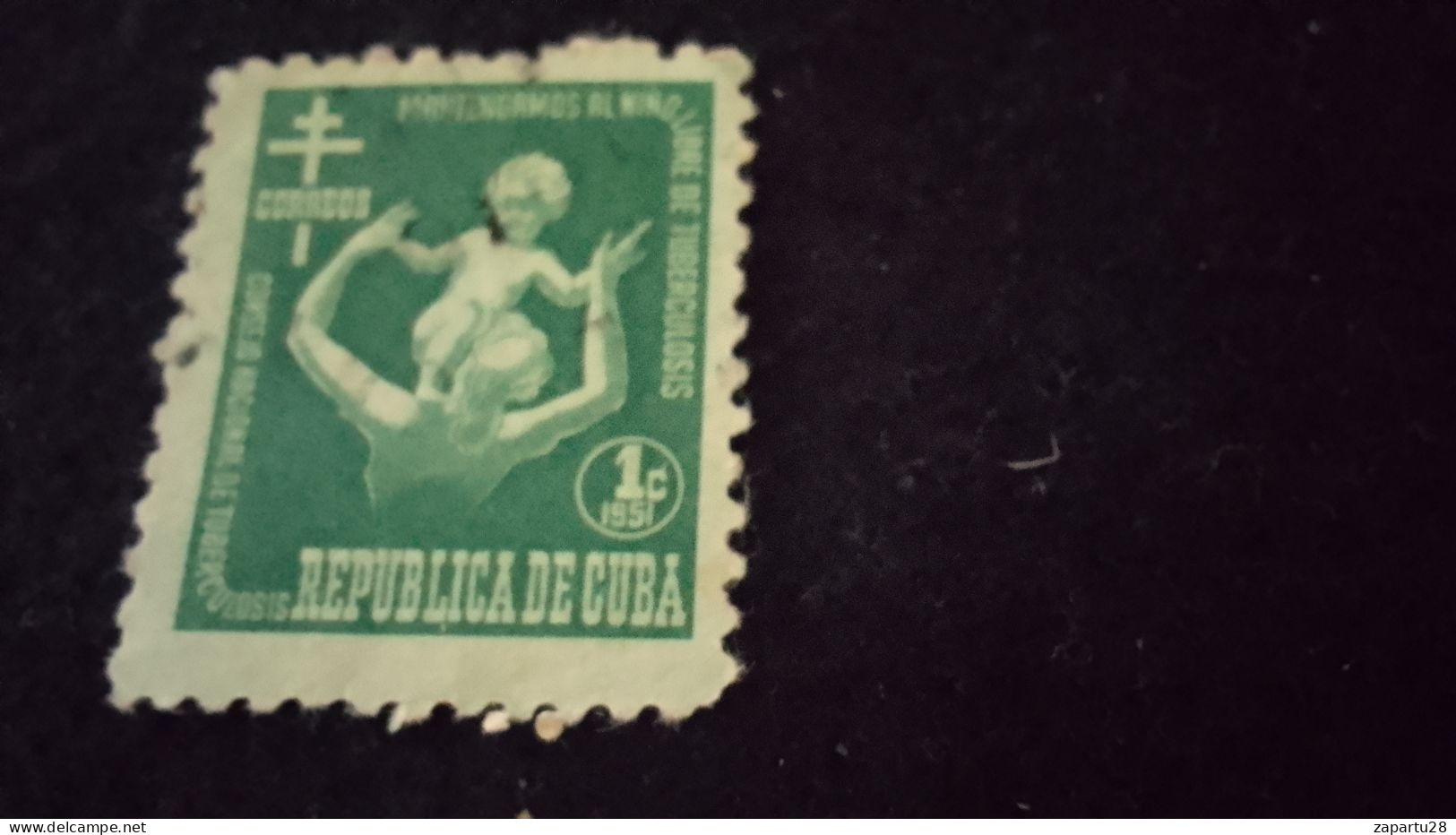 CUBA- I--1910-20  1  C.    DAMGALI - Gebraucht