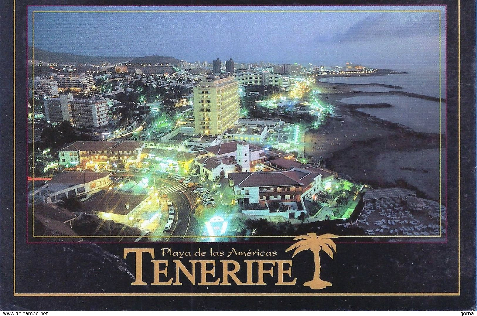 *CPM - ESPAGNE - CANARIES - TENERIFE - Plage De Las Americas - Coucher De Soleil - Tenerife