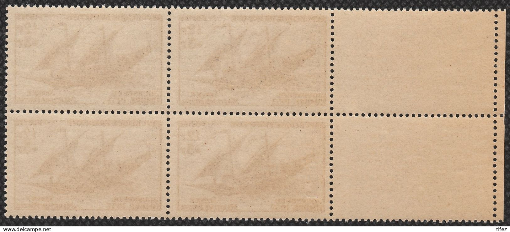 Année 1957-N°342 Neufs**MNH : Journée Du Timbre -Service Maritime Postal (bateau) Bloc De 4  (g-1) - Unused Stamps