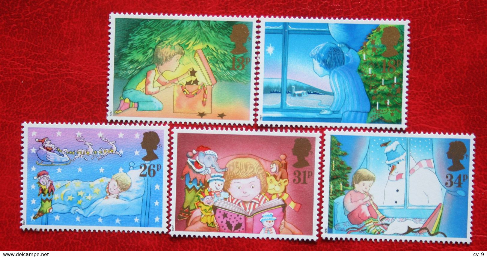 Natale Weihnachten Xmas Noel Kerst (Mi 1126-1130) 1987 POSTFRIS MNH ** ENGLAND GRANDE-BRETAGNE GB GREAT BRITAIN - Ungebraucht