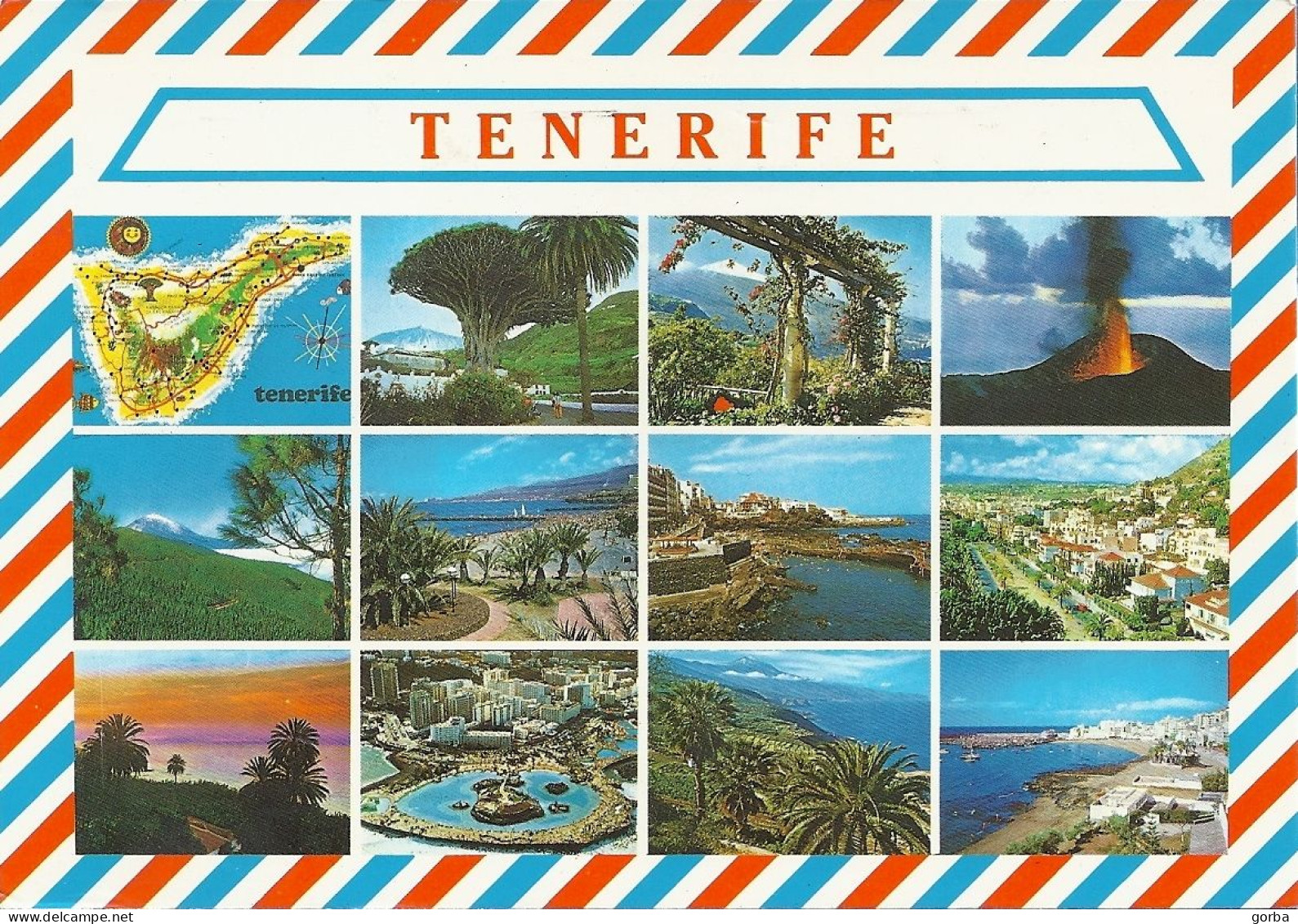 *CPM -  ESPAGNE - CANARIES - TENERIFE - Multivues - Tenerife