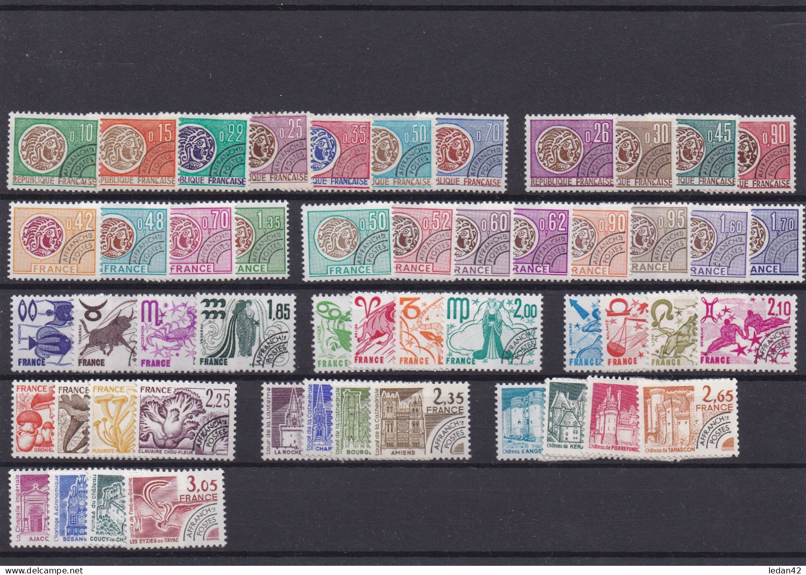 France Préoblitérés 1964 / 1981 Cat Yvert 123/173 ** - Sonstige & Ohne Zuordnung