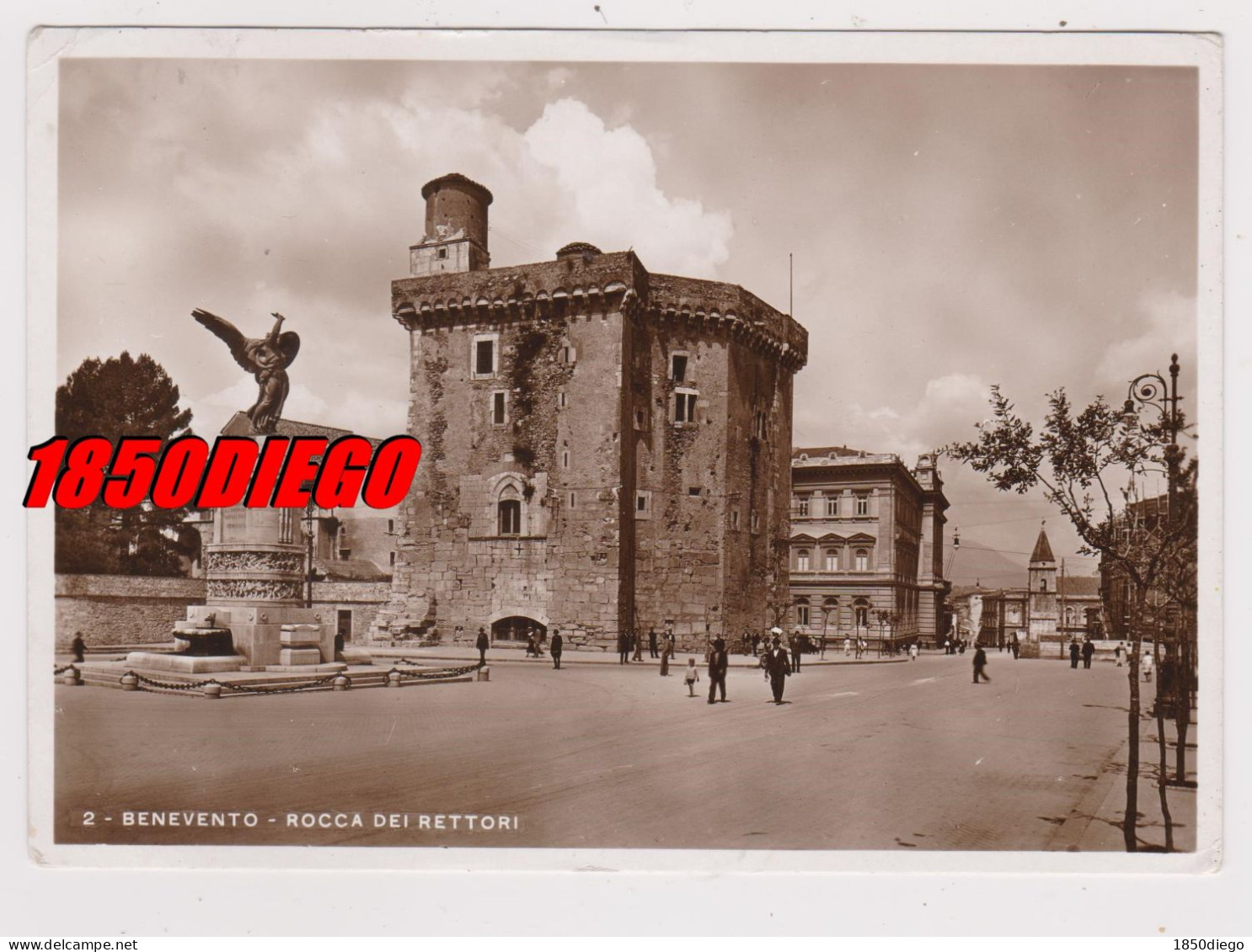 BENEVENTO - ROCCA DEI RETTORI F/GRANDE VIAGGIATA 1935 ANIMAZIONE - Benevento